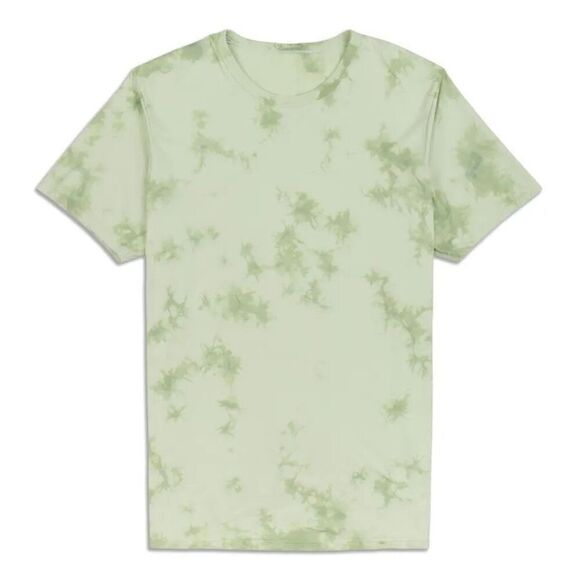 Lululemon The Fundamental Tee Shirt Tie Dye Green T Shirt XL LM3CF3S - Picture 1 of 4